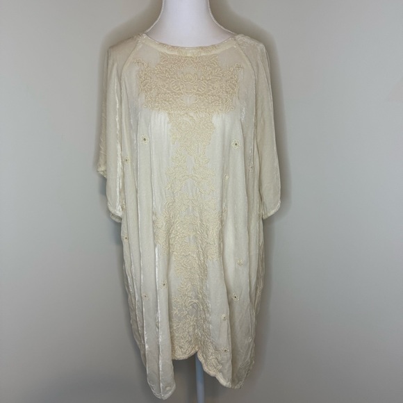 Johnny Was Tops - Johnny Was April Velvet Blouse NWT - Size Small